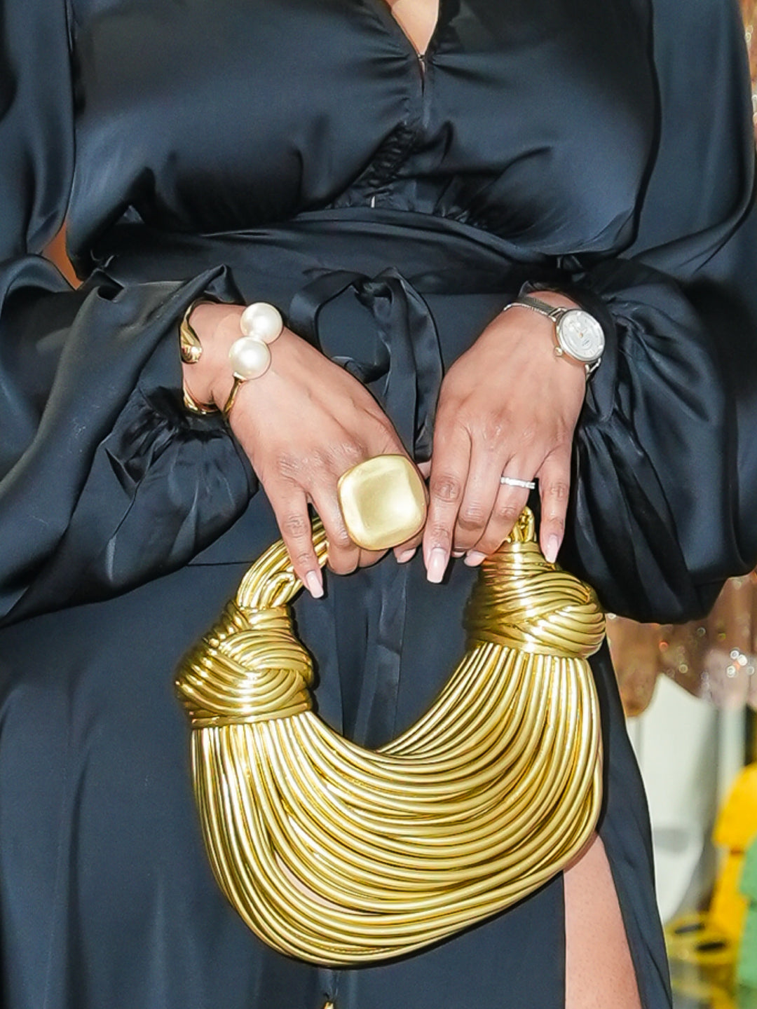 Hammered Statement Ring
