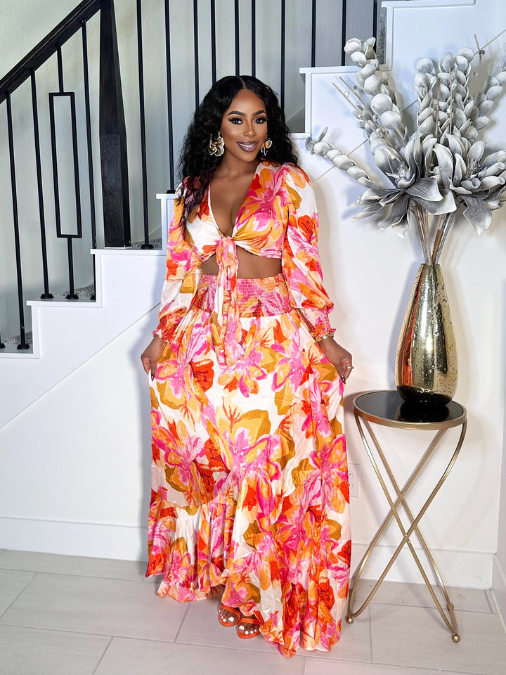Hawaiian Punch 2pc Skirt Set