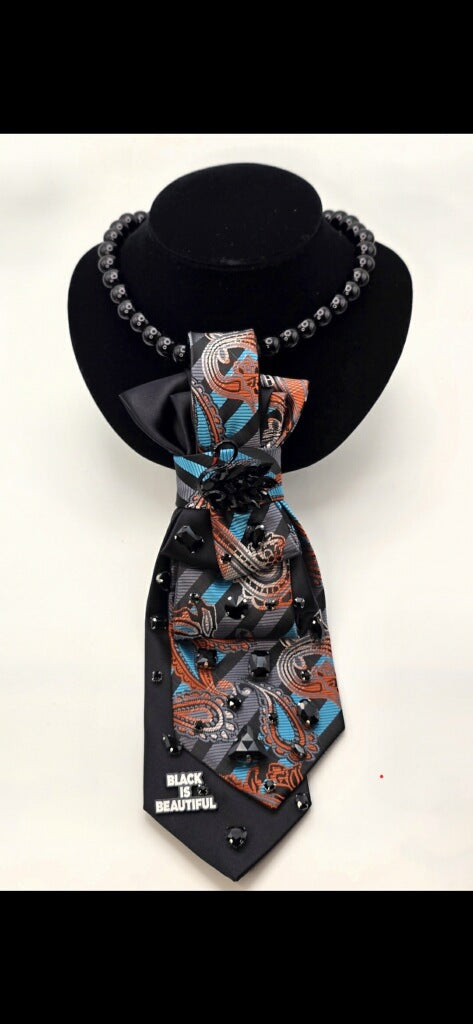Black is Beautifiul Swan Lake Necktie