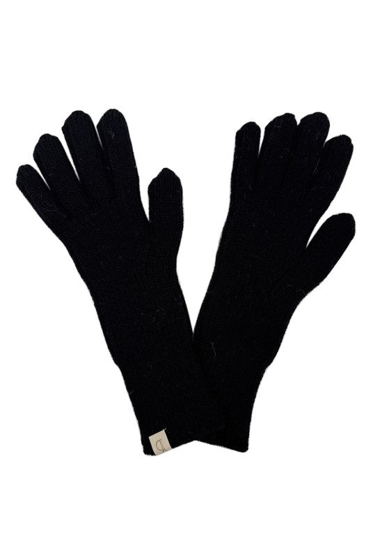 Long Winter Knit Gloves