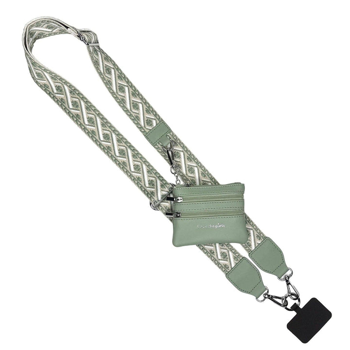 Clip &amp; Go Zippered XOXO Phone Holder