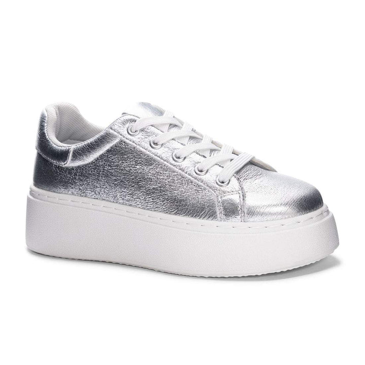 Set the Record Straight Metallic Sneaker