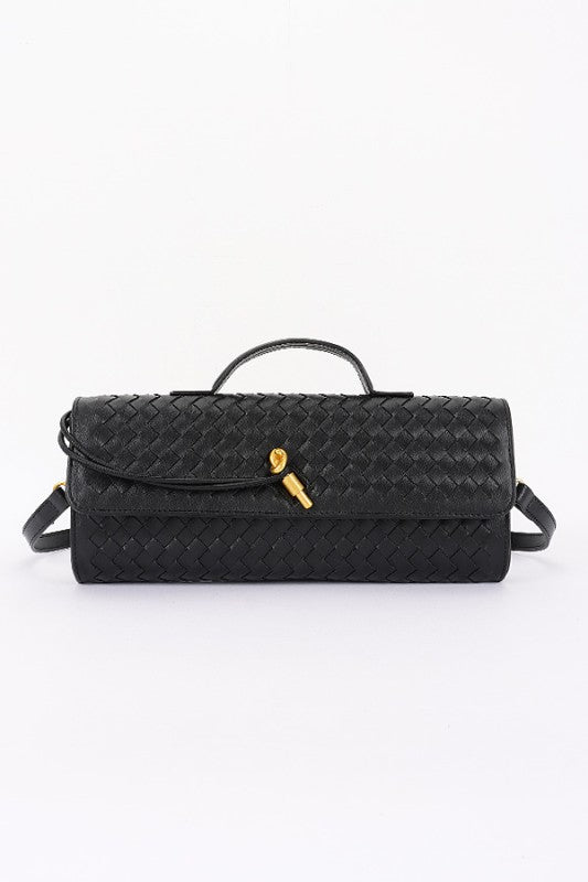 Uptown Woven Convertible Handbag