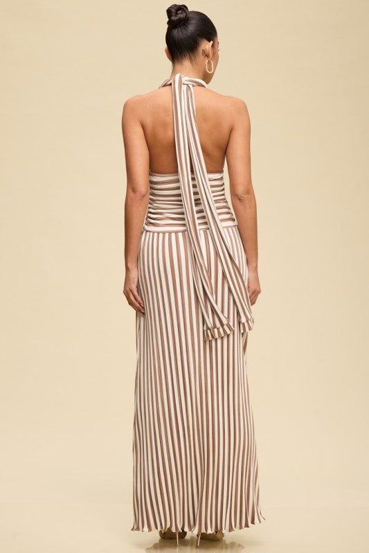 Riviera Stripe Maxi Dress