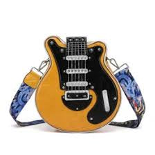 Music Themed Big Strap Guitar Purse