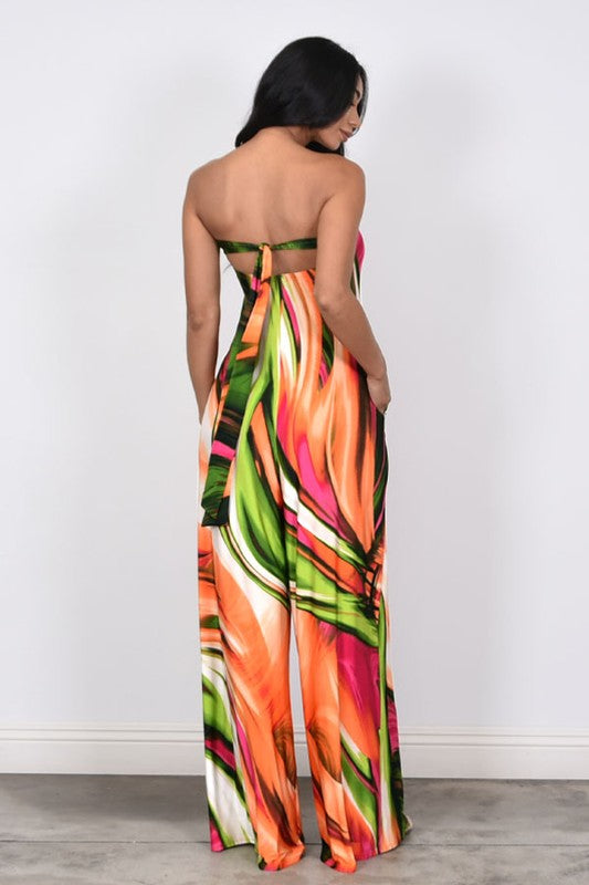 Peek a boo Tank Jumpsuit
