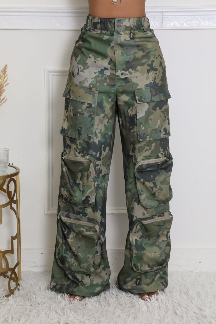 Ready to Go Camo Drawstring Pants