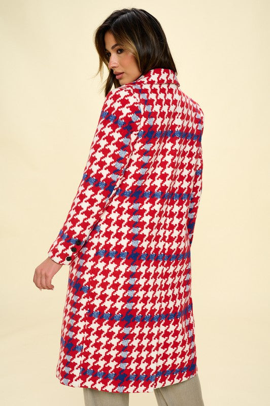 Check it out Houndstooth Coat