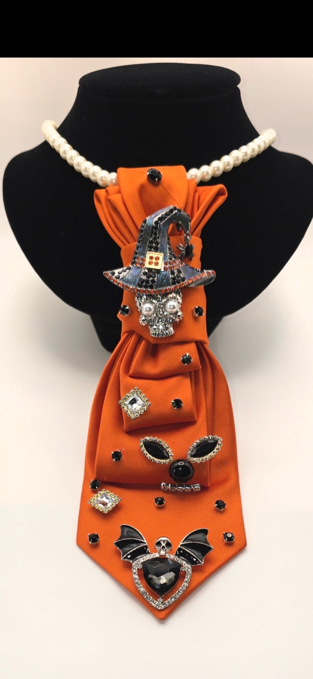 WitchyPoo Orange Necktie