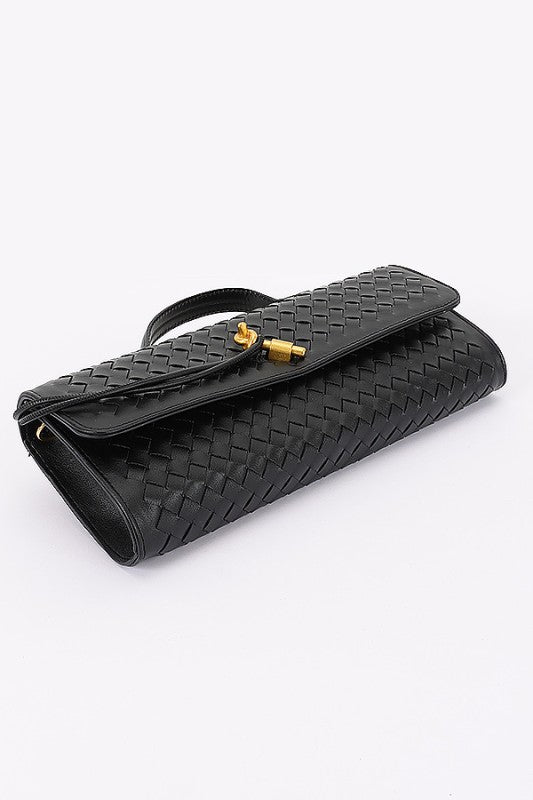 Uptown Woven Convertible Handbag