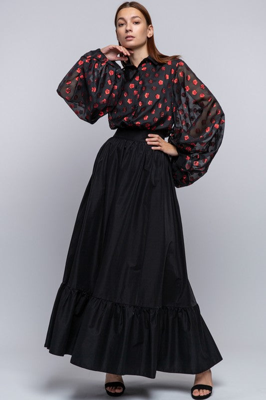 Big Flare Pocket Skirt