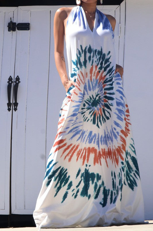 Mediterranean Muse Maxi Dress