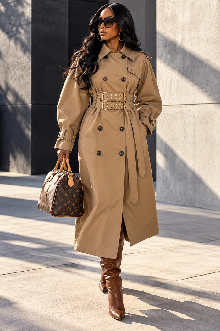 The Executive Edge Trench Coat