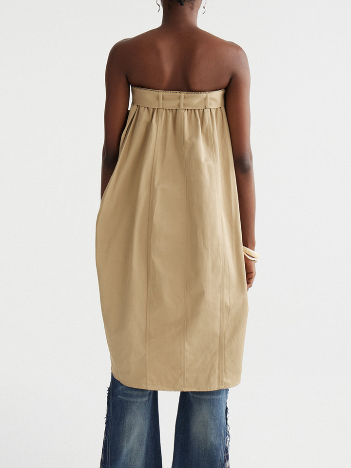 Belted Up Button Top/Dress