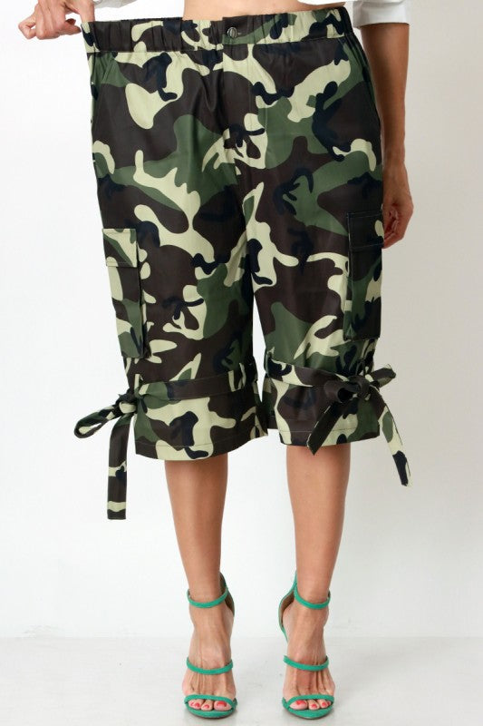 Weekend Warrior Camo Capri