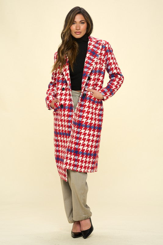 Check it out Houndstooth Coat