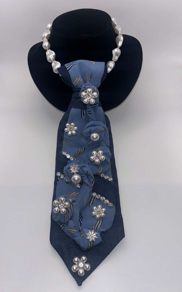 Love on me Denim Necktie