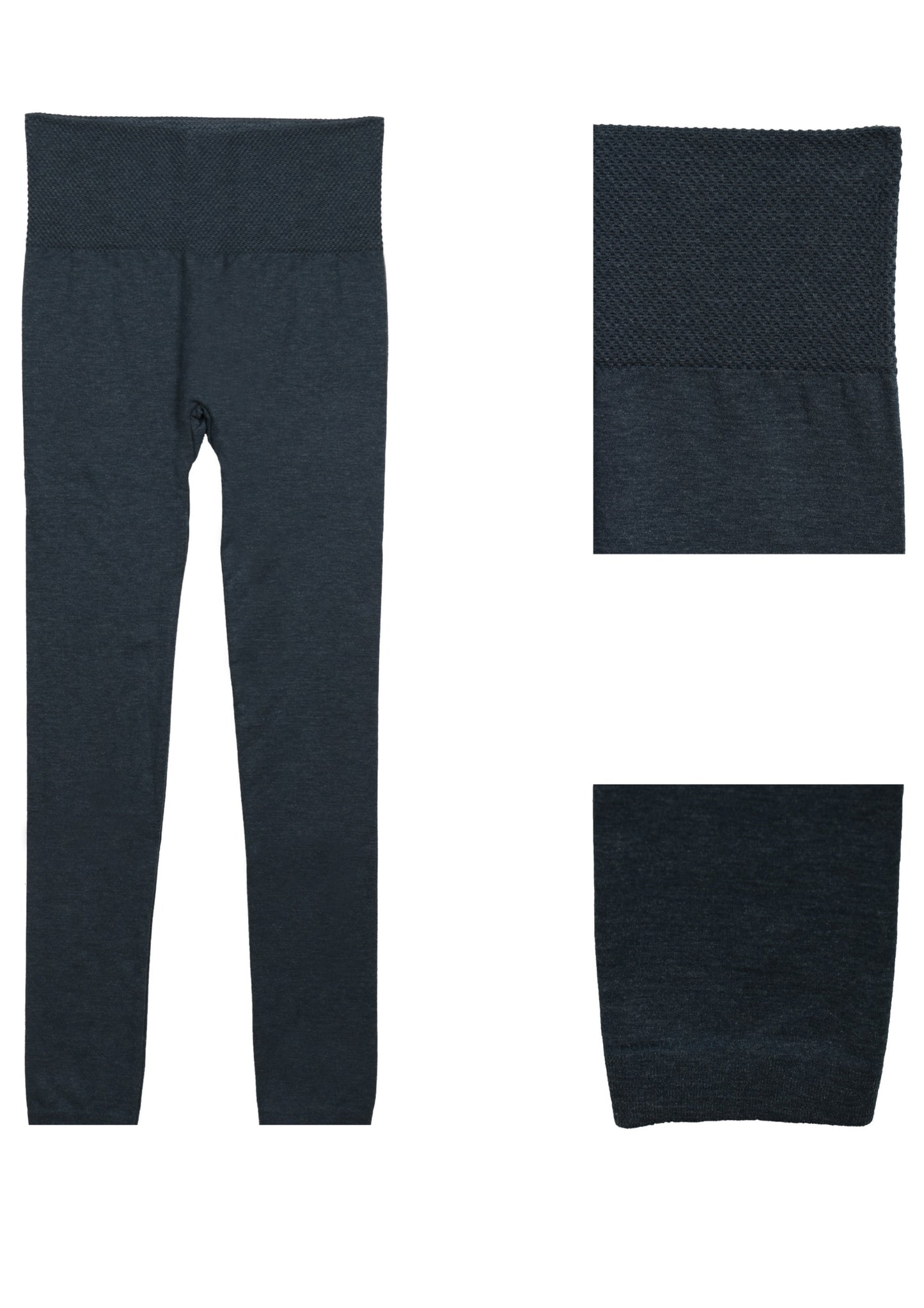 Heather Basic High Waist Fleece Lined Legging ( More Colors) / Avail in Plus