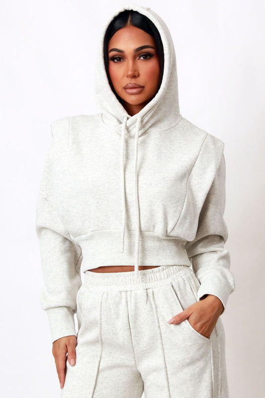 The Perfect Mix Velvety Soft Jogger Set (Grey)