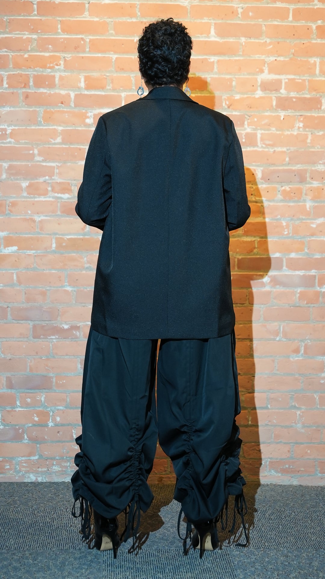 Oversized Button Blazer