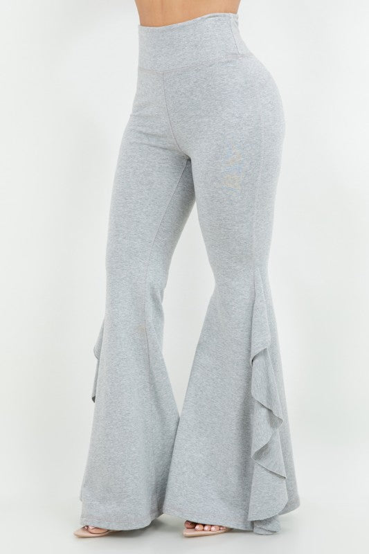 Break away ruffle Wide leg legging