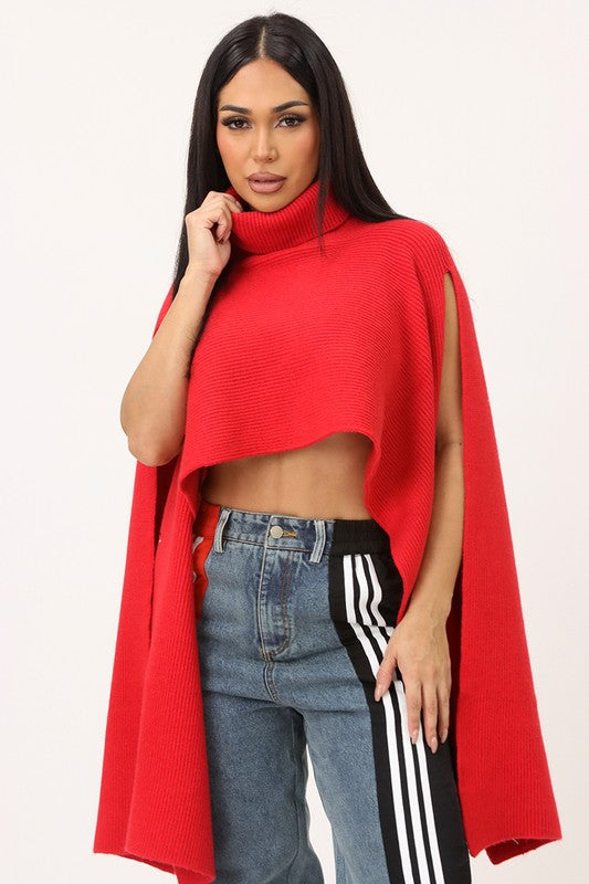 Hang Around Poncho (Red)