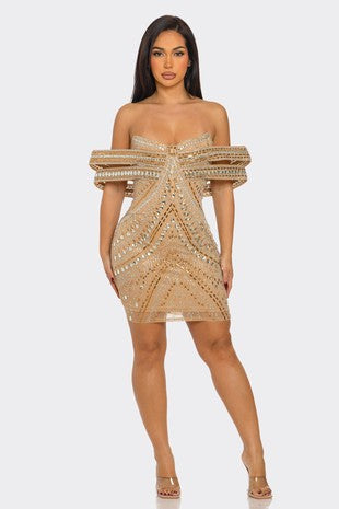 Golden Hour Glam Nights Dress
