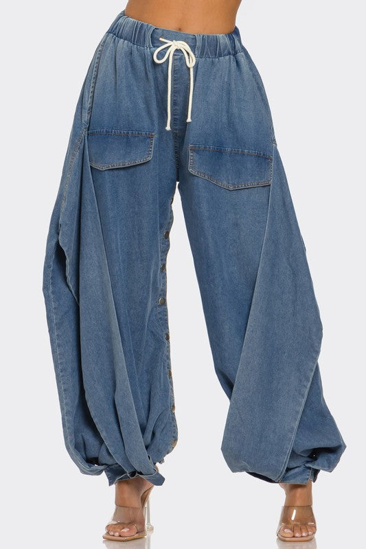 Cross over Denim Jeans (Denim)