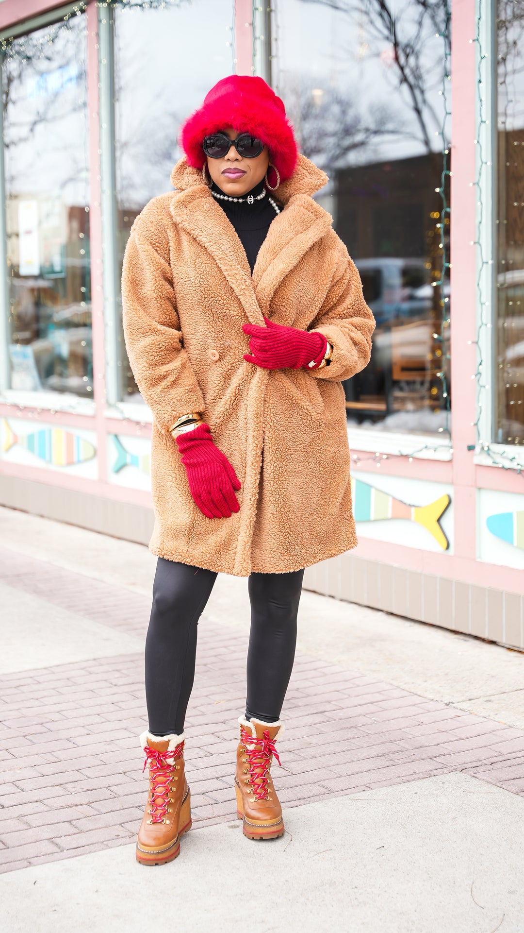 Russian Style Faux Fur Bucket Hat