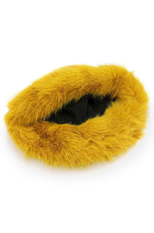 Russian Style Faux Fur Bucket Hat