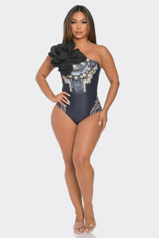 Gigi Big Flower Detail Swimsuit