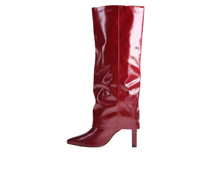 My Fave Smooth Red Boots