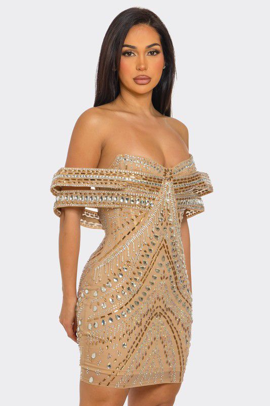 Golden Hour Glam Nights Dress