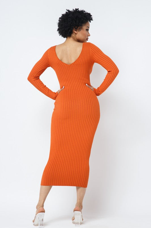Off Shoulder Ribbed Dress ( More Colors)