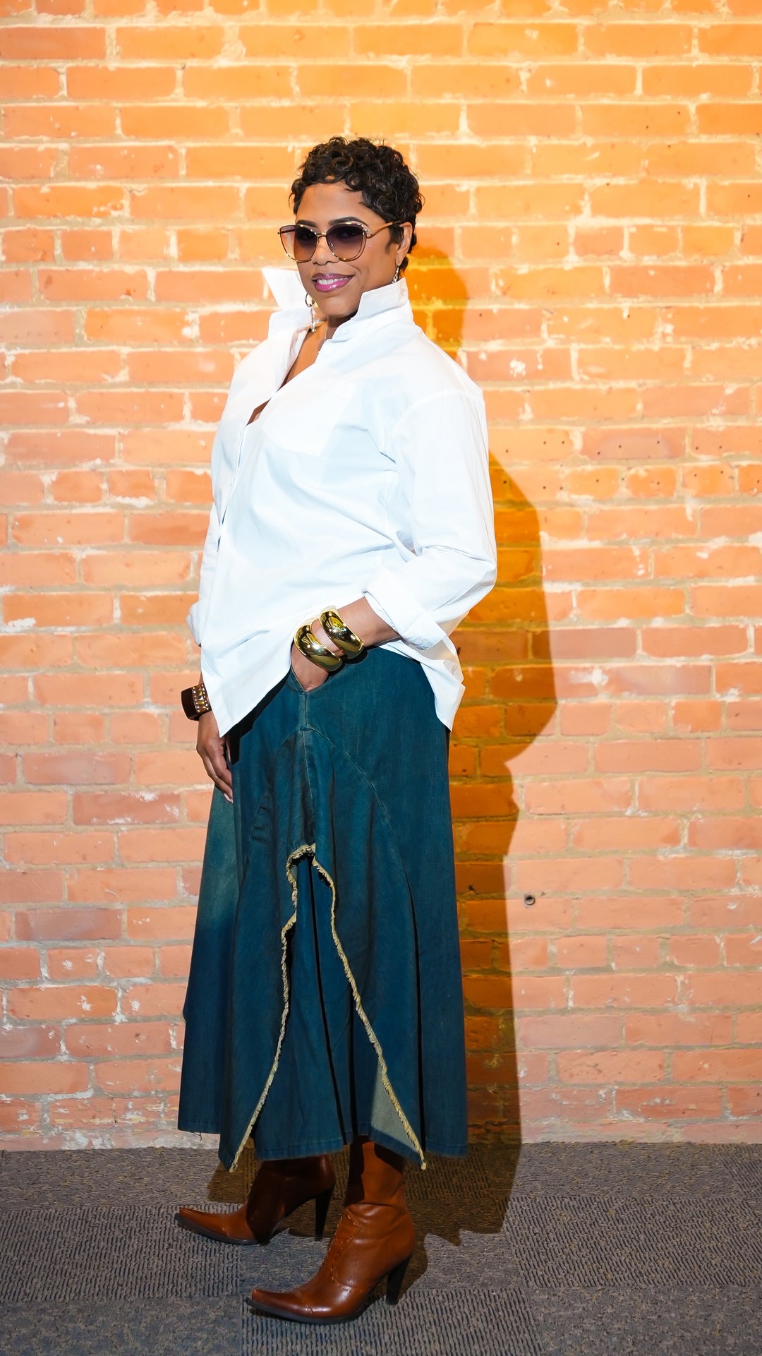 Ring the Bell Wide Leg Jean (Black)