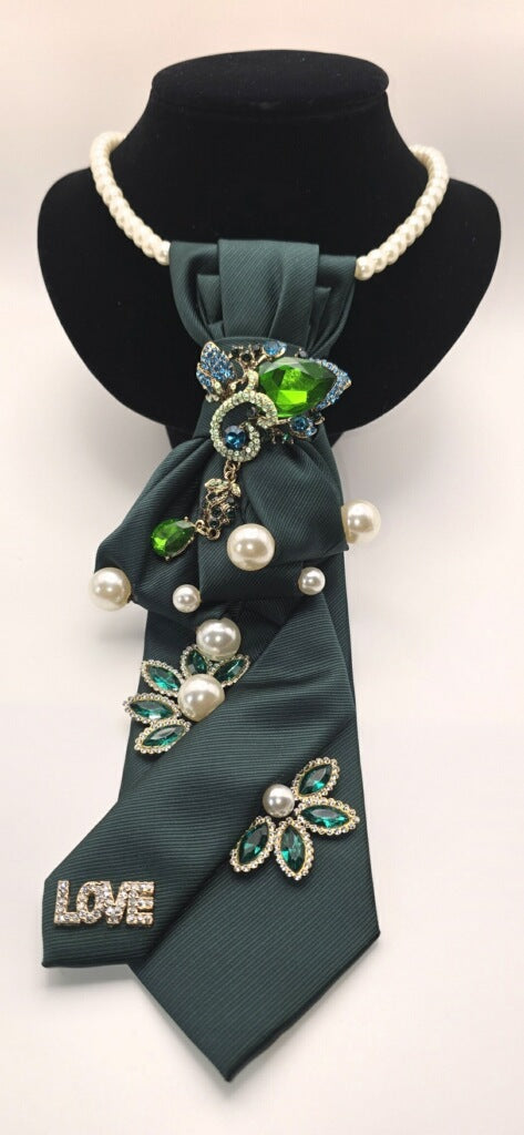 Jade Jewels Necktie