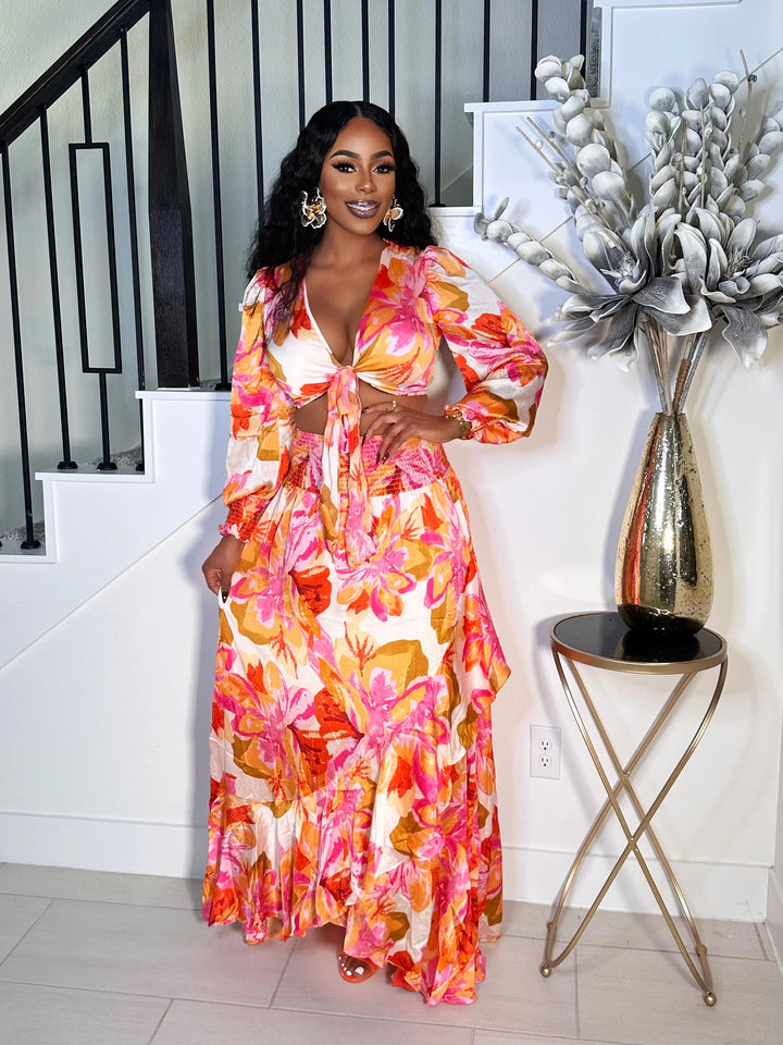 Hawaiian Punch 2pc Skirt Set