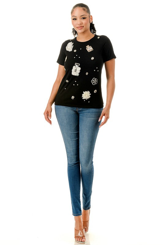 Alphabet Flower T-shirt