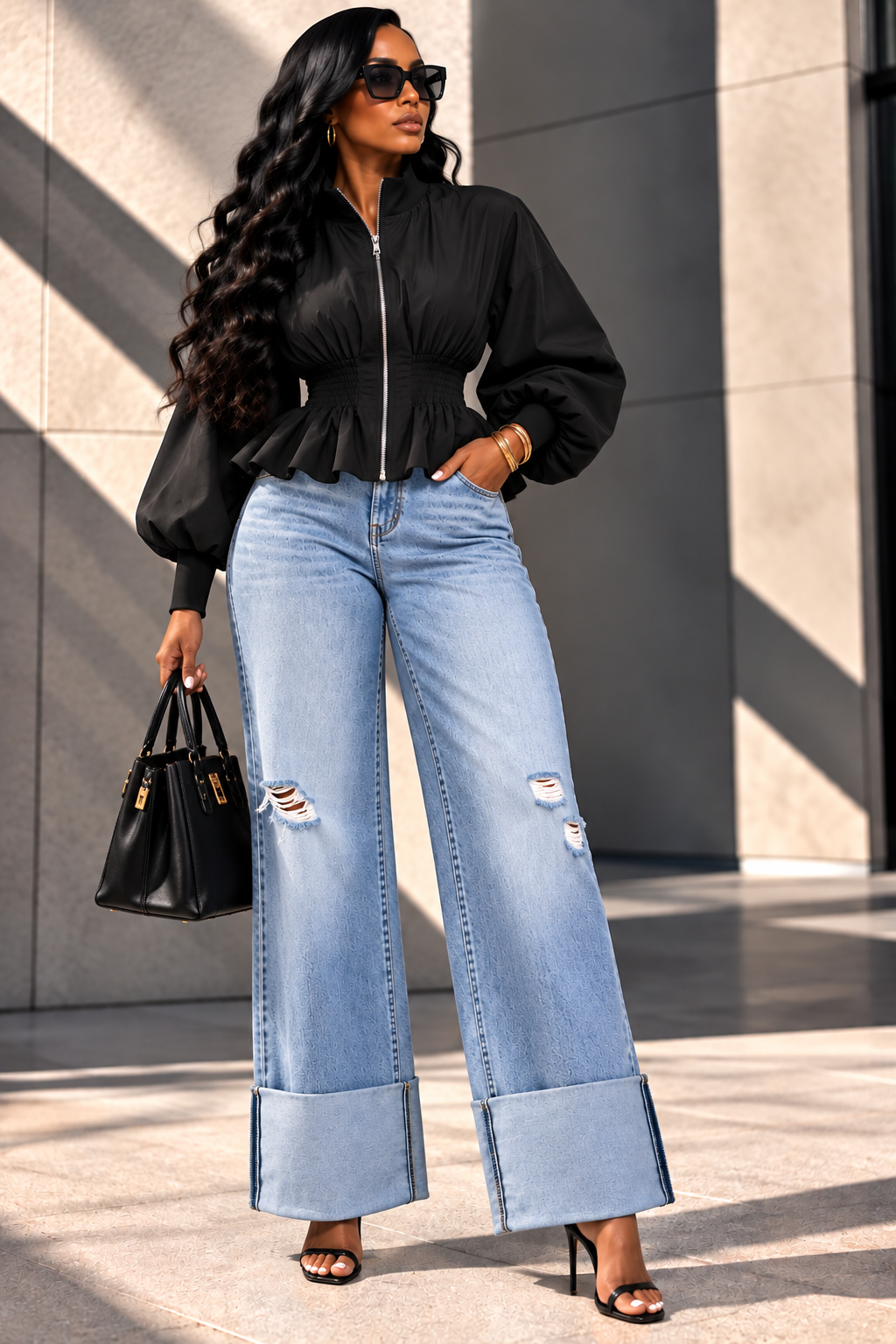 The Double Take Wide Leg Jean