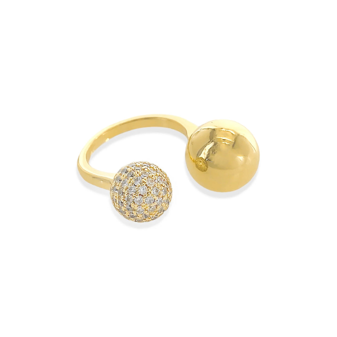Open Two Ball Ring