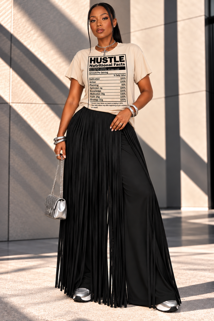 The Hustle Woman Ingredients T-shirt (Tan)