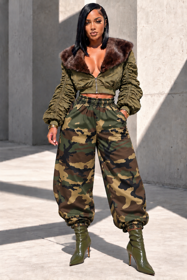 Doing the Most Camo Joggers