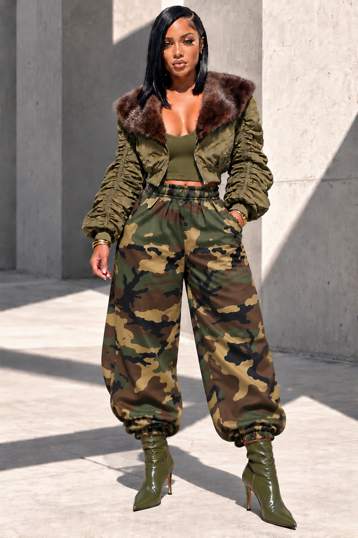 Doing the Most Camo Joggers