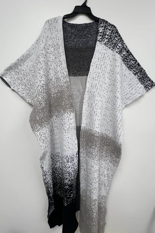 Blended in Ombré Long Cardigan