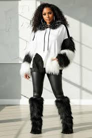 Devilla Faux fur Sweatshirt