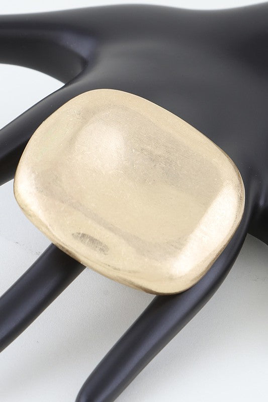 Hammered Statement Ring