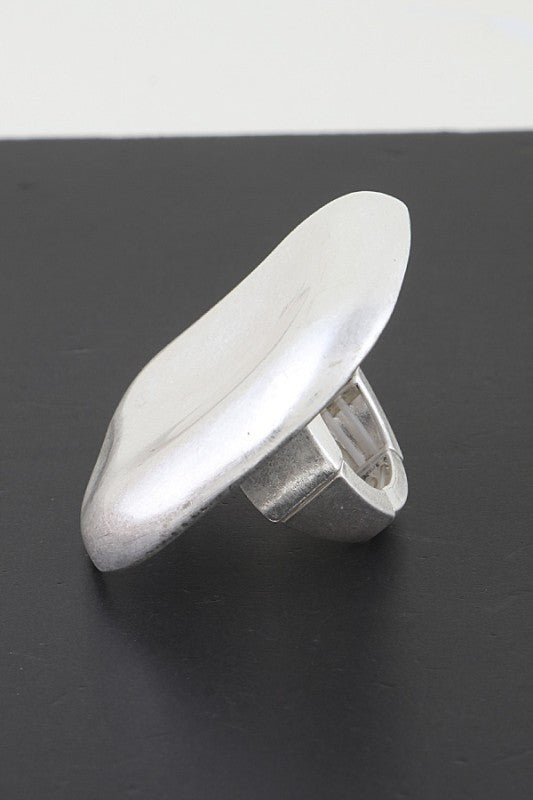 Hammered Statement Ring