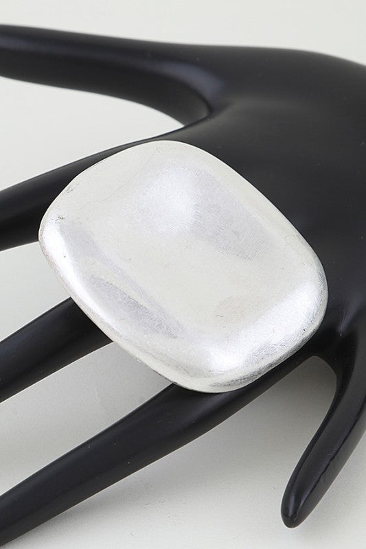 Hammered Statement Ring
