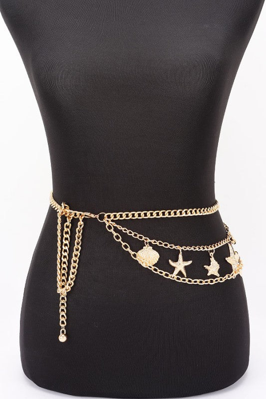 Starfish Layered Chain Belt