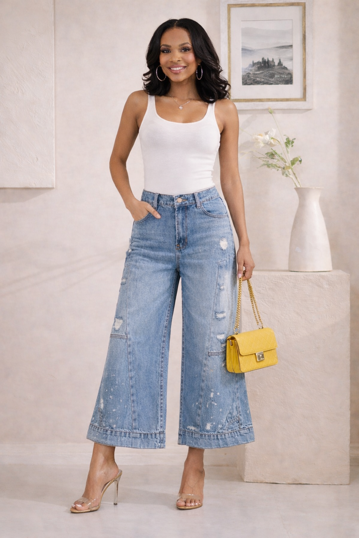 Upside Down Capri Pants